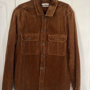Mango Tan Corduroy Shirt
